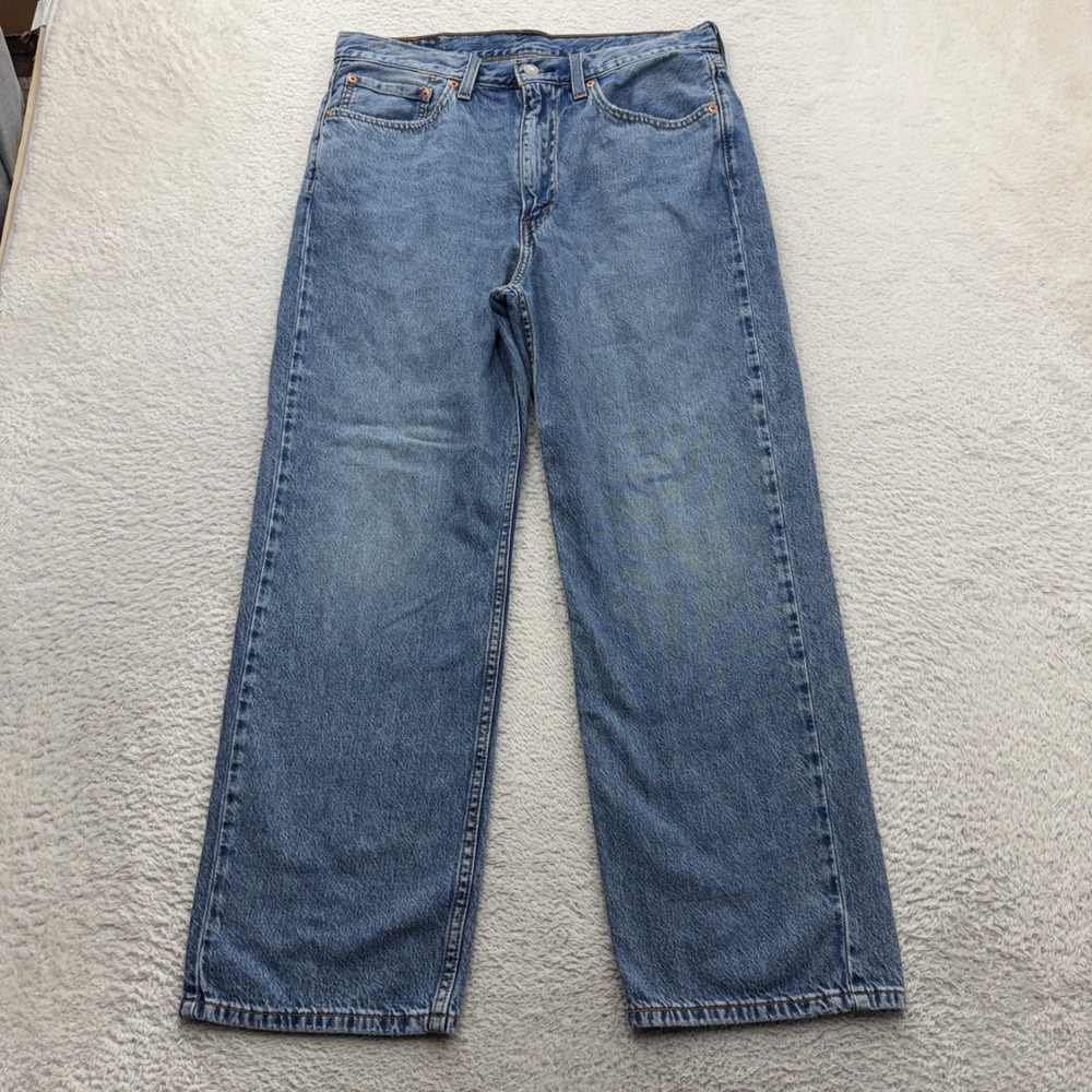 Levis 565 Loose Fit Jeans Mens 32x30 Blue Medium Wash Wide Leg Denim